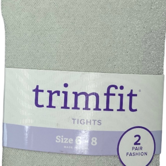 Trimfit Girls 2-pack Microfiber Tights 4 Pairs Total 
Size 6 - 8 NWT - Picture 4 of 10